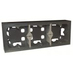 Efapel 10995_AIS hármas kiemelő keret, szürke