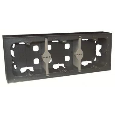 Efapel 10995_AIS hármas kiemelő keret, szürke