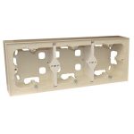   Efapel 10995_AMF Hármas kiemelő keret, elefántcsont színű