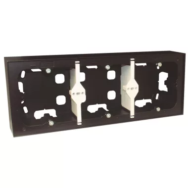 Efapel 10995_APM Hármas kiemelő keret, fekete színű