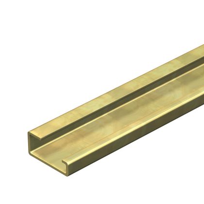   OBO 1115057 2064 GTP 2M Tartósín, perforált, 2000mm galvanikusan horganyzott acél, átlátszóra passziválva