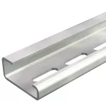   OBO 1115065 2064 GTPL 2M Tartósín, perforálás nélkül, 2000mm galvanikusan horganyzott acél, átlátszóra passziválva