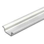   OBO 1115332 46277 GTP Hat rail perforated, 2000mm galvanized steel, passivated to transparent
