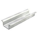   OBO 1115421 2069 15 1.5 GTP Hat rail without perforation, 2000mm galvanized steel, passivated to transparent