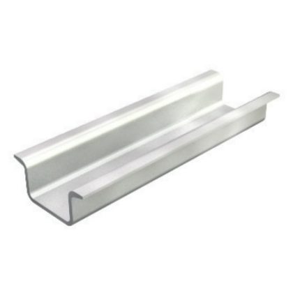   OBO 1115421 2069 15 1.5 GTP Hat rail without perforation, 2000mm galvanized steel, passivated to transparent
