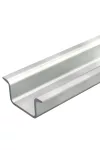 OBO 1115553 2069 15 2.2 GTP Hat rail perforated, 2000mm galvanized steel, passivated to transparent