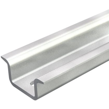   OBO 1115596 2069 15 2.2 GTPL Hat rail without perforation, 2000mm galvanized steel, passivated to transparent