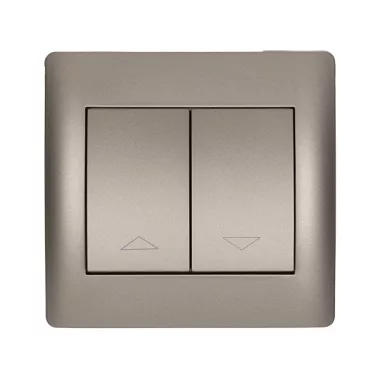 ELMARK "Rhyme" süllyesztett rednynyomó, metál szürke