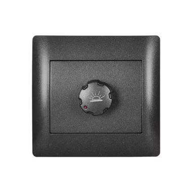 ELMARK "Rhyme" süllyesztett fényerszabályzós kapcsoló, metál grafit