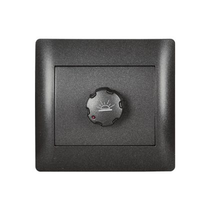 ELMARK "Rhyme" süllyesztett fényerszabályzós kapcsoló, metál grafit