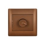   ELMARK "Rhyme" süllyesztett fényerszabályzós kapcsoló, metál kávé