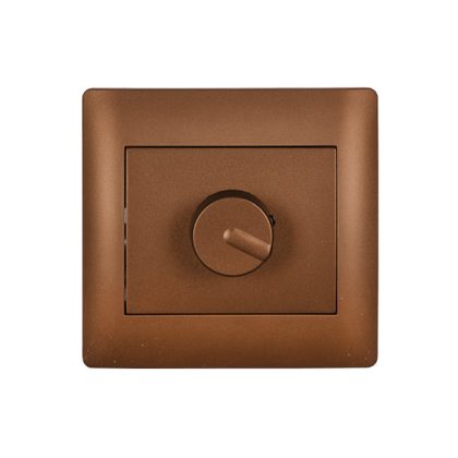   ELMARK "Rhyme" süllyesztett fényerszabályzós kapcsoló, metál kávé