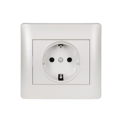 ELMARK "Rhyme" süllyesztett dugalj, metál fehér