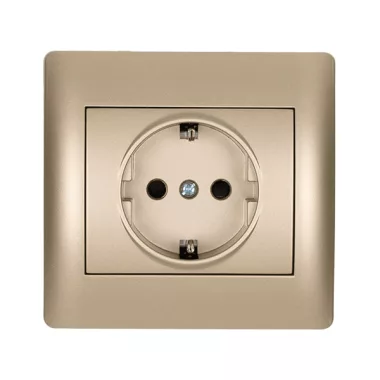 ELMARK "Rhyme" süllyesztett dugalj, metál pezsg