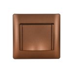   ELMARK "Rhyme" süllyesztett dugalj fedéllel, metál kávé