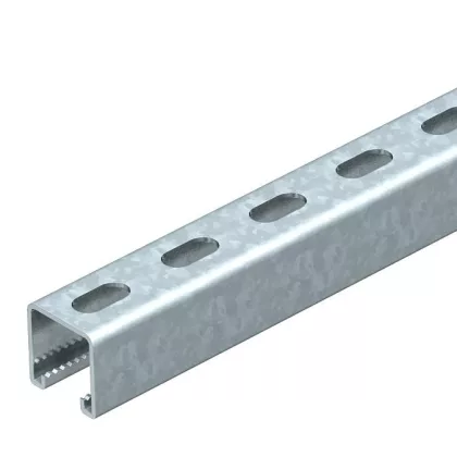   OBO 1122533 MS4141P0500FT Szerelősín MS4141, résszélesség 22mm, A4, perforált, 500mm merítetten tűzihorganyzott acél [FAD]