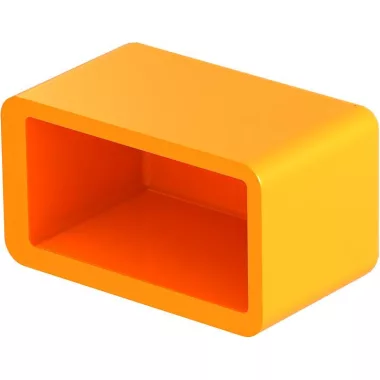 OBO 1124502 CM3518 SK Védősapka CM3518 és AM3518 típusú profilsínekhez, polietilén, naranc