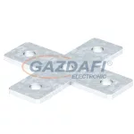   OBO 1124617 GMS 5 VP X G Összekötő lemez X-alakú, galvanikusan horganyzott acél
