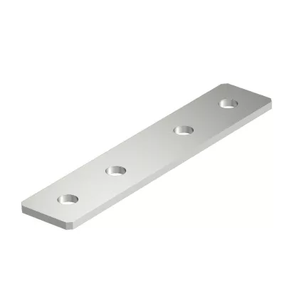   OBO 1124689 GMS 4 VP V2A Összekötő Lemez 4 lyukkal 200x40x4mm rozsdamentes acél
