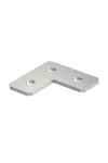 OBO 1124693 GMS 3 VP L V2A Összekötő Lemez L-Form 90x90x40x4mm rozsdamentes acél