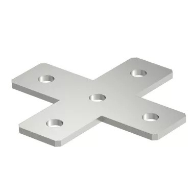 OBO 1124737 GMS 5 VP X V4A Összekötő Lemez X-alak 150x150x40x4mm rozsdamentes acél
