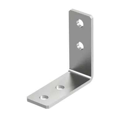 OBO 1124743 GMS 4 VW 90 V4A Összekötő Sarokelem 90°, 4 lyukkal 104x104x40x4mm rozsdamentes