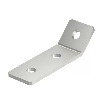 OBO 1124747 GMS 3 VW 45 V4A Összekötő Sarokelem 45°, 3 lyukkal 103x50x40x4mm rozsdamentes 