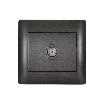   ELMARK "Rhyme" süllyesztett TV aljzat, metál grafit