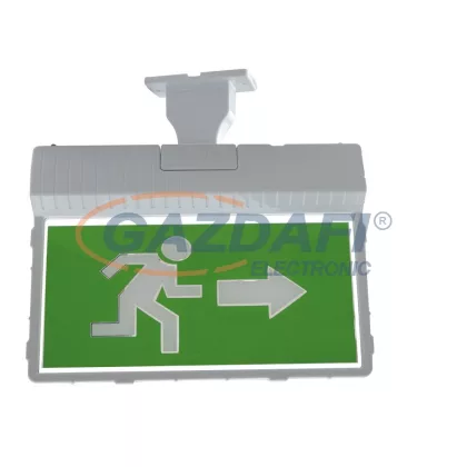   MUTLUSAN Függeszthető, mennyezeti Ledes kijáratjelző, balra mutató