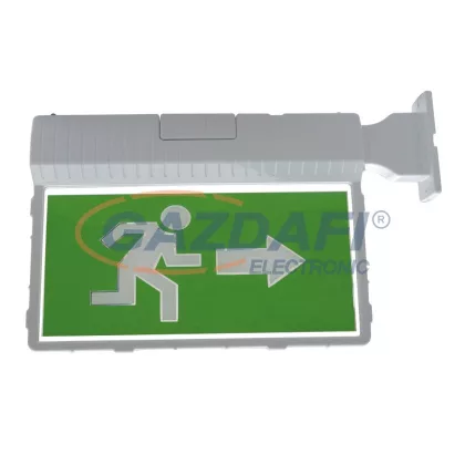   MUTLUSAN Függeszthető, oldalfali Ledes kijáratjelző, jobbra mutató