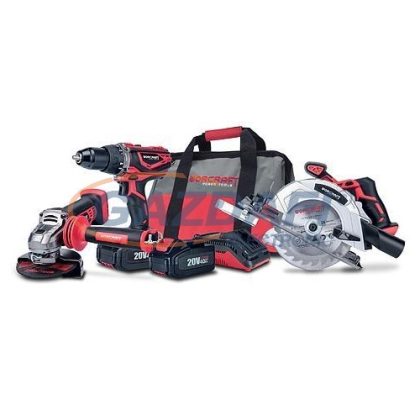 WORCRAFT WSET-01 Set de scule electrice cu acumulator 20V