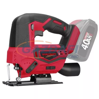   WORCRAFT CJS-S20Li akkumulátoros dekopírfűrész, 20V (akkumulátor nélkül)