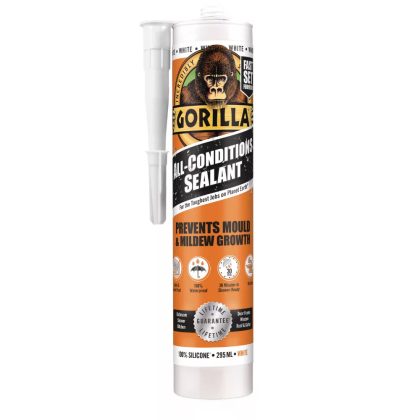   Gorilla SEALANT WHITE Fehér szilikon tömítő 30perc 295ml (1144000)