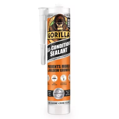 Gorilla SEALANT CLEAR Átlátszó Szilikon Tömítő 30perc 295ml (1144100)