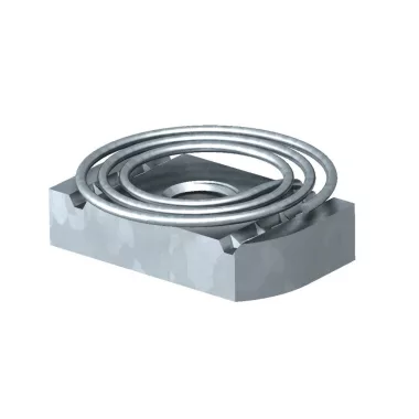 OBO 1147310 MS41SNF M8 F Csúszóanya Rugóval MS4121/4141 profilsínhez M8 tűzihorganyzott acél