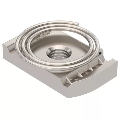 OBO 1147340 MS41SNF M8 A4 Csúszóanya Rugóval MS4121/4141 profilsínhez M8 rozsdamentes acél