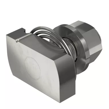 OBO 1148492 MS41HBF M12x30A4 Kalapácsfejű Csavar Feszítőrugóval MS4121/4141 profilsínhez M