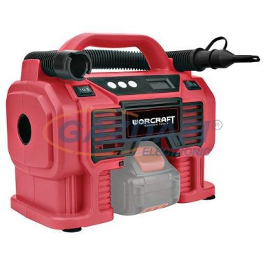 WORCRAFT 115017 Kompresszor CAC-S20Li, Li-Ion, 160 Psi, 11 Bar, 20V (akkumulátor nélkül)
