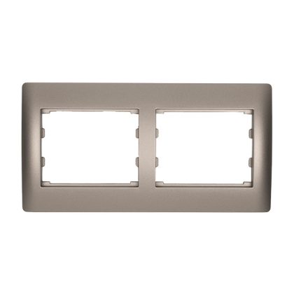 ELMARK "Rhyme" kettes keret, metál szürke