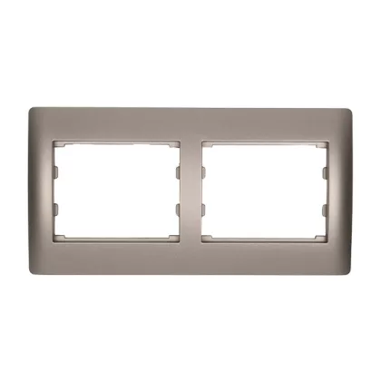 ELMARK "Rhyme" kettes keret, metál szürke