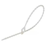   TRACON 120N-GY Gyöngyös nyitható kábelkötegelő, natúr 120×1,3mm, D=6-25mm, PE, 100 db/csomag