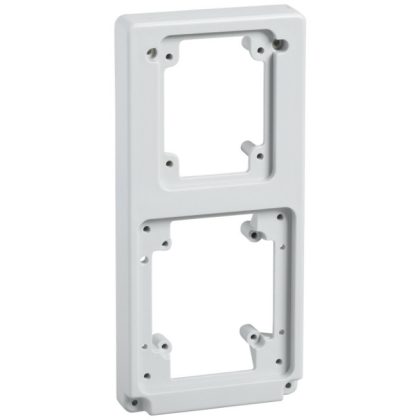   SCHNEIDER 13142 KAEDRA Hole adapter, screwable, 2 holes, 65x85mm and 90x100mm