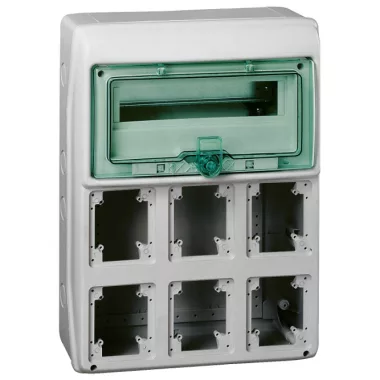 SCHNEIDER Mureva 13181 Kaedra kiselosztó (90x100) 24+2 modul, 6ny SCHNEIDER Mureva 13181 Kaedra kiselosztó (90x100) 24+2 modul, 6ny