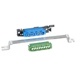   SCHNEIDER 13446 Csatlakozóblokk készlet, 8 furat, 8 modulos hátlap tartóval