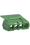 SCHNEIDER 13581 Csatlakozóblokk takaró, zöld