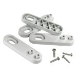 SCHNEIDER Mureva 13935 KAEDRA Fali rögzítőfülek, 4 db