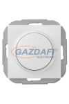 ELEKTRO-PLAST 1407-10 "Sentia" fényerőszabályzó kapcsoló, Ledekhez, süllyesztett, fehér, IP20, 0-100W, 250V, 10A, keret nélkül