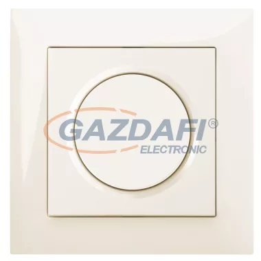ELEKTRO-PLAST 1407-11 "Sentia" fényerőszabályzó kapcsoló, süllyesztett, krém, IP20, Ledekhez, 0-100W