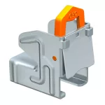 OBO 1408046 328 2 Tartókapocs rögzítőrugóval CM3518-as profilsínhez 10-19mm cinklamella ac