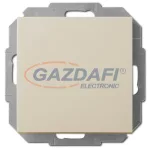   ELEKTRO-PLAST 1410-11 "Sentia" egypólusú kapcsoló, süllyesztett, krém, IP20, 250V, 10A, keret nélkül